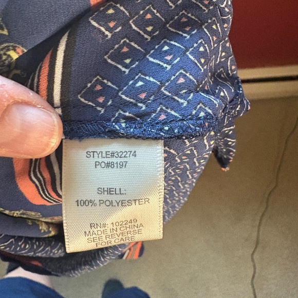 41 Hawthorn Multicolor Paisley Blouse - Picture 5 of 5